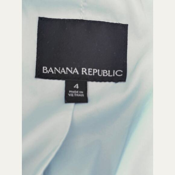 Banana Republic Blazer Jan Blue Womens Size 4 - Picture 6 of 8